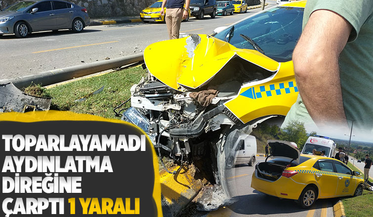 Korucuk Kavşağı'nda Kaza 1 Yaralı