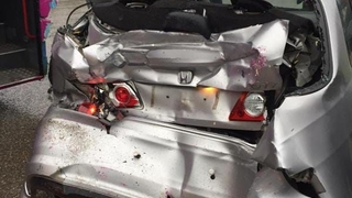 Korucuk yolunda kaza