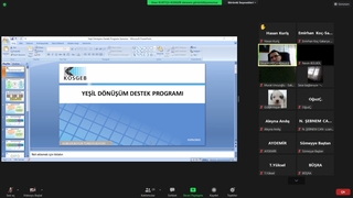 KOSGEB Yeşil Dönüşüm Destek Programı SATSO üyeleriyle paylaşıldı