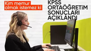 KPSS Ortaöğretim sonuçları açıklandı