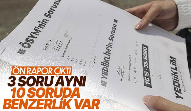 KPSS soruşturmasında ön rapor hazırlandı