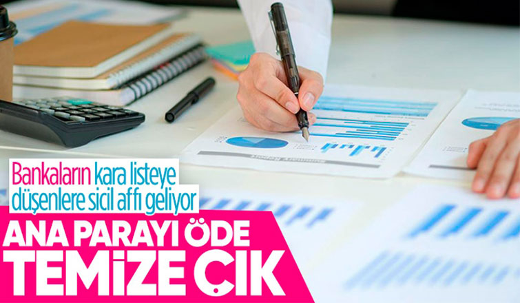 Kredi kartı borcunu ödeyenlerin sicilleri temizlenecek