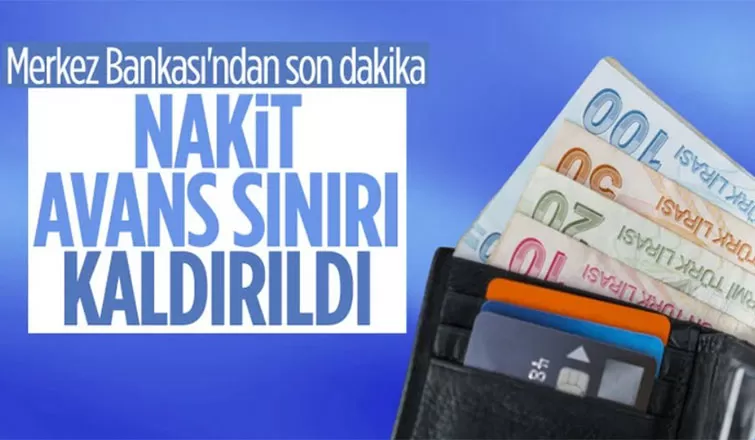 Kredi kartından nakit avans kullanımı kısıtlaması kaldırıldı
