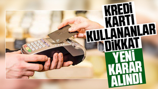 Kredi kartları için yeni karar