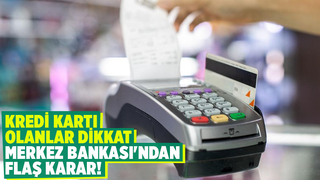 Kredi kartları için yeni karar