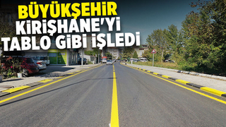 Krişhane caddesinde çalışmalar tamam