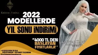 Kristal Zarina 2022 Modellerde Yıl Sonu İndirimi