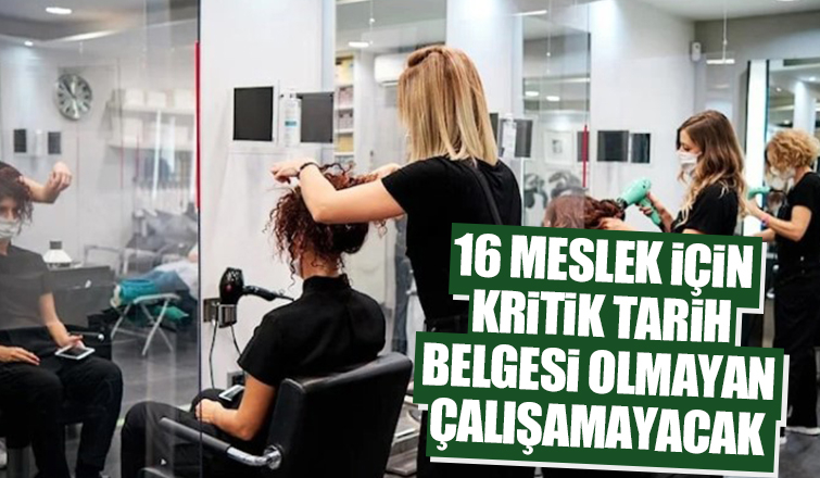 Kuaför ve güzellik uzmanlığında belgesiz çalışmaya son