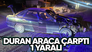 Küçücek Kavşağı'nda kaza: 1 yaralı