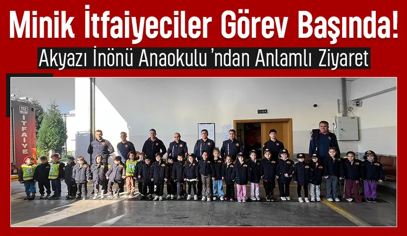 Küçük Kahramanlar İtfaiyede Eğitim Aldı