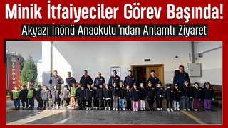 Küçük Kahramanlar İtfaiyede Eğitim Aldı