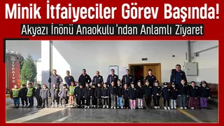 Küçük Kahramanlar İtfaiyede Eğitim Aldı