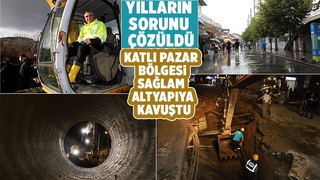 Kudüs Caddesi ve Katlı Pazar Bölgesi'nde alt yapı tamamlandı