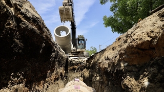 Kudüs Caddesi’ndeki çalışmalar aralıksız sürüyor