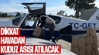Kuduza karşı havadan aşı çalışması