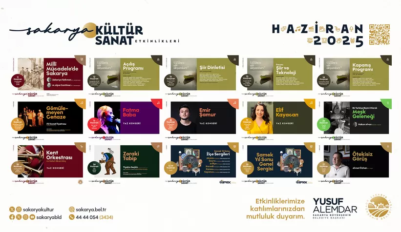 Kültür sanat etkinliklerinde Haziran takvimi belli oldu