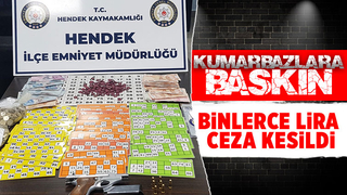 Kumarbazlara suçüstü