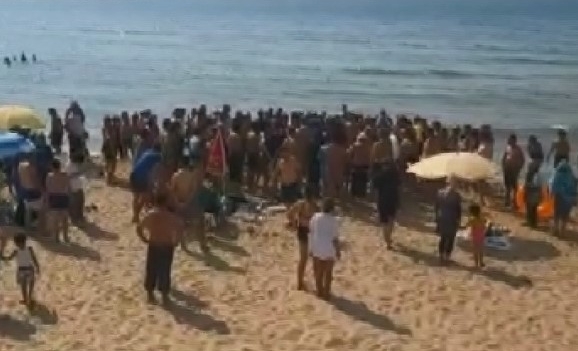 Kumcağızda panik anları