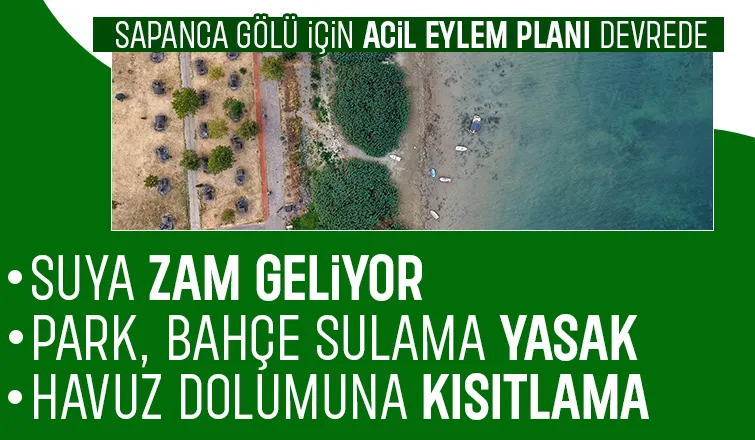 Kuraklık felaketine karşı yeni tedbirler; Suya zam, park bahçe sulama yasak