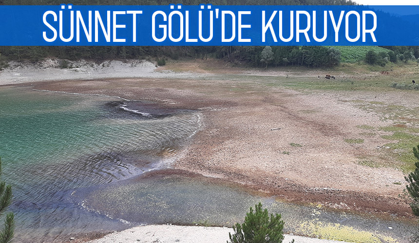 Kuraklık Sünnet Gölü'nü'de vurdu