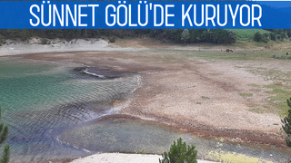 Kuraklık Sünnet Gölü'nü'de vurdu