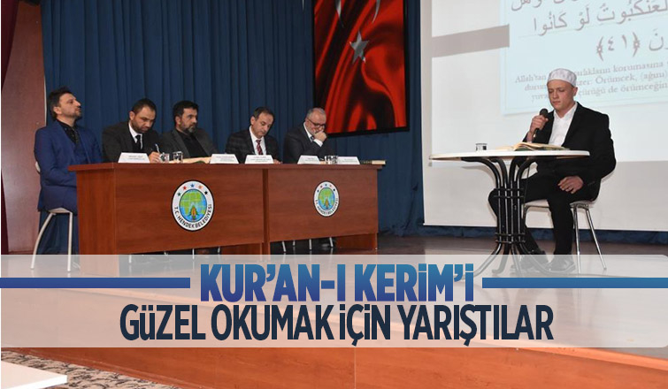 Kur’an-ı Kerim’i güzel okuma yarışmasının finali yapıldı