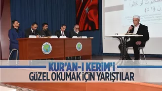 Kur’an-ı Kerim’i güzel okuma yarışmasının finali yapıldı