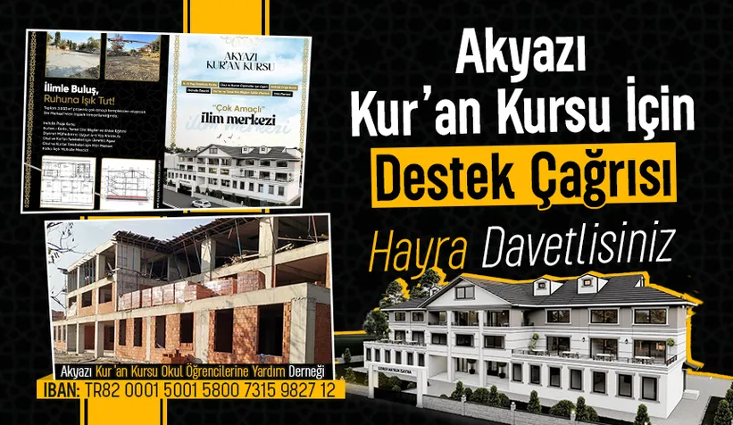 Kur’an Kursu İçin Destek Çağrısı
