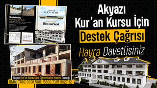 Kur’an Kursu İçin Destek Çağrısı