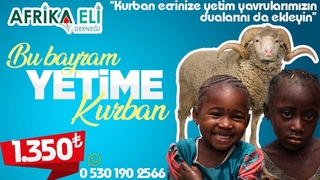  Kurban Bağışınız ile Afrikalı Yetimlere Bayramı Yaşatın