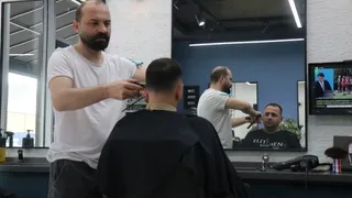 Kurban Bayramı öncesi berberlerde yoğun mesai