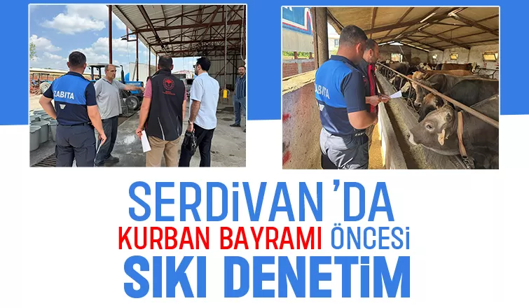 Kurban kesim yerleri denetlendi