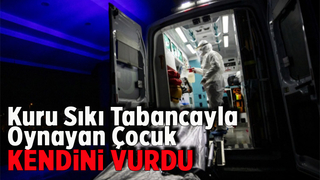 Kuru sıkı tabancayla oynarken kendini vurdu