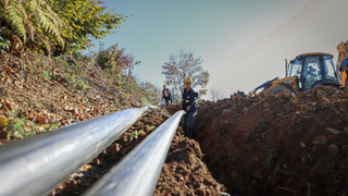 Kurudere'nin yeni içme suyu hattında sona gelindi