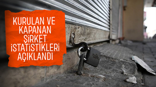 Kurulan şirket sayısı azaldı; İşte detaylar