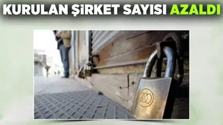 Kurulan ve kapanan şirket sayıları açıklandı