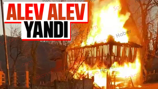 Kuruluk alevlere teslim oldu