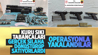 Kurusıkıları gerçek silaha dönüştürenlere operasyon