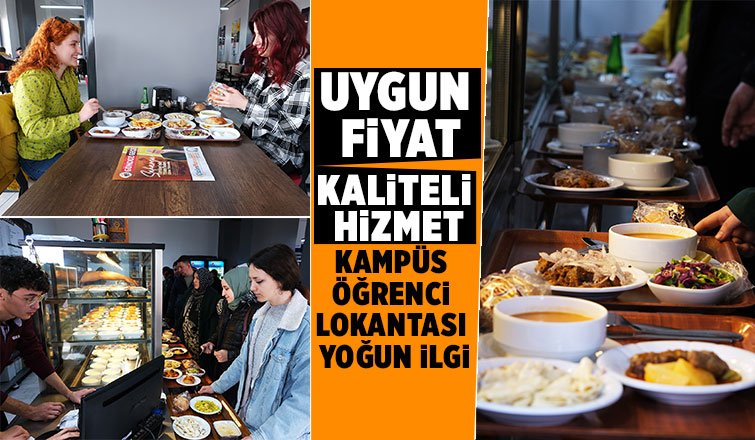 Kampüs Öğrenci Lokantası yoğun ilgi