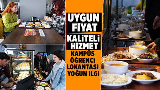 Kampüs Öğrenci Lokantası yoğun ilgi