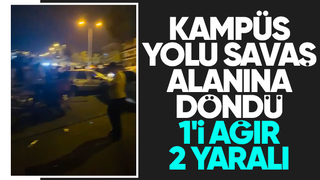 Kampüs yokuşunda 5 araca çarparak durabildi