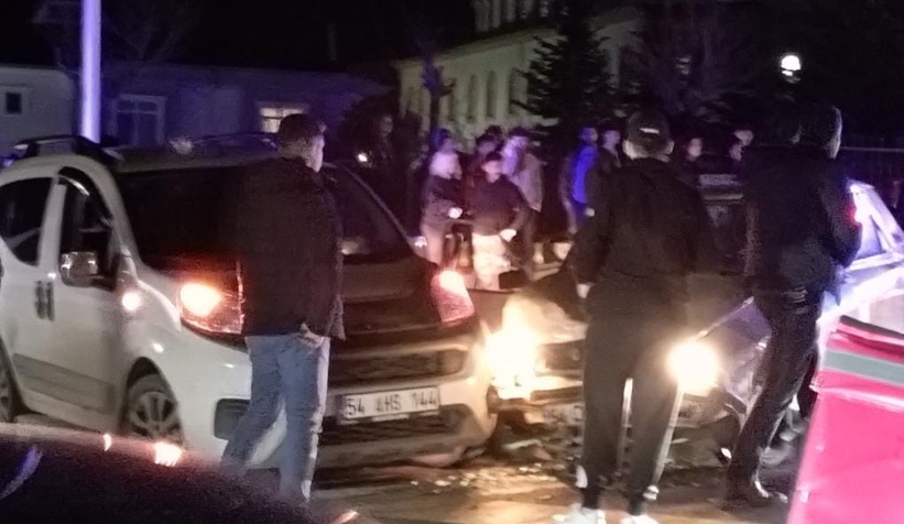 Kampüs yolunda kaza