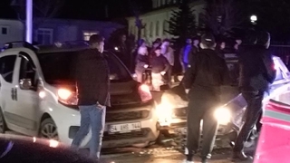 Kampüs yolunda kaza