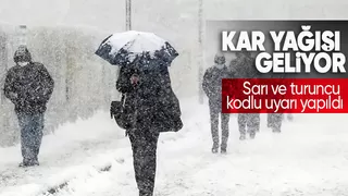 Kuvvetli kar yağışı geliyor