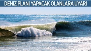 Kuvvetli rüzgar bekleniyor; Dalgalar 1,5 metreyi bulacak