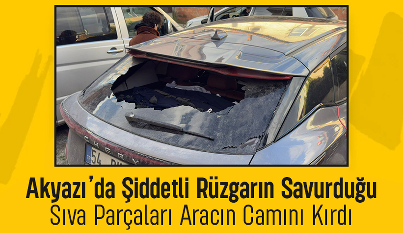 Kuvvetli Rüzgar Lüks Cipin Camını Paramparça Etti