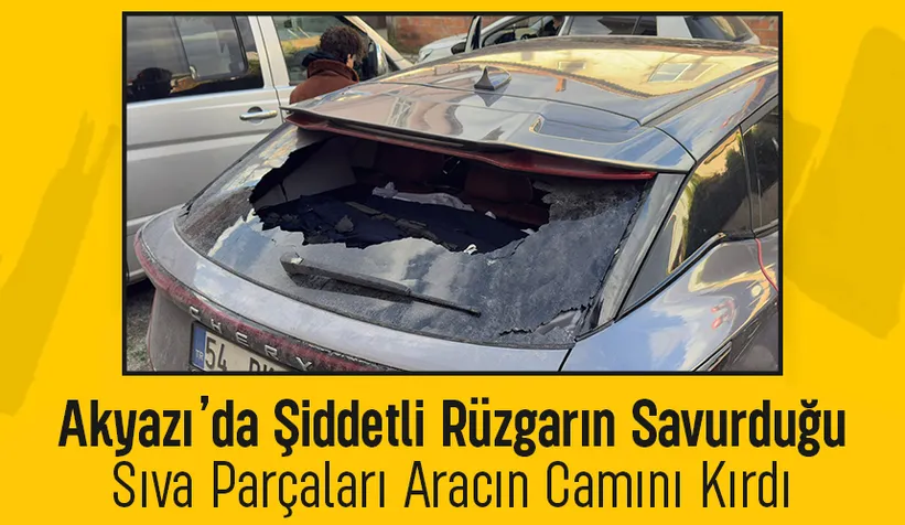 Kuvvetli Rüzgar Lüks Cipin Camını Paramparça Etti