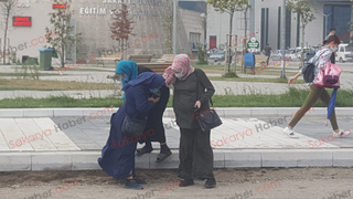 Kuvvetli rüzgar zor anlar yaşattı