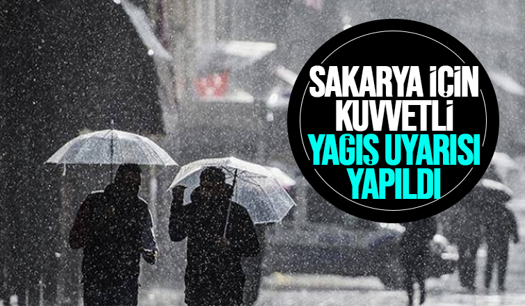 Kuvvetli yağış uyarısı