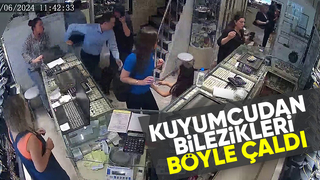 Kuyumcu hırsızı yakalandı